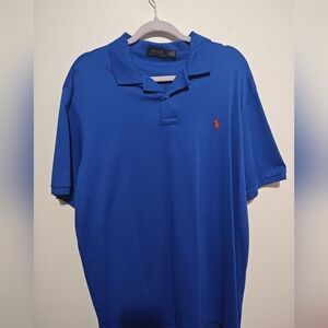 Polo by Ralph Lauren Men's Blue Polo Shirt